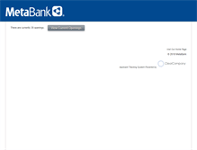 Tablet Screenshot of bankmeta.hrmdirect.com