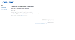 Desktop Screenshot of christiedigital.hrmdirect.com