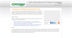 Desktop Screenshot of goriteway.hrmdirect.com
